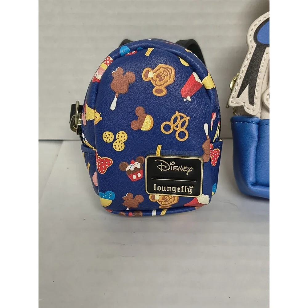 Lot Of Two Disney Loungfly Backpack Keychain & Nuimos Backpack Donald Duck